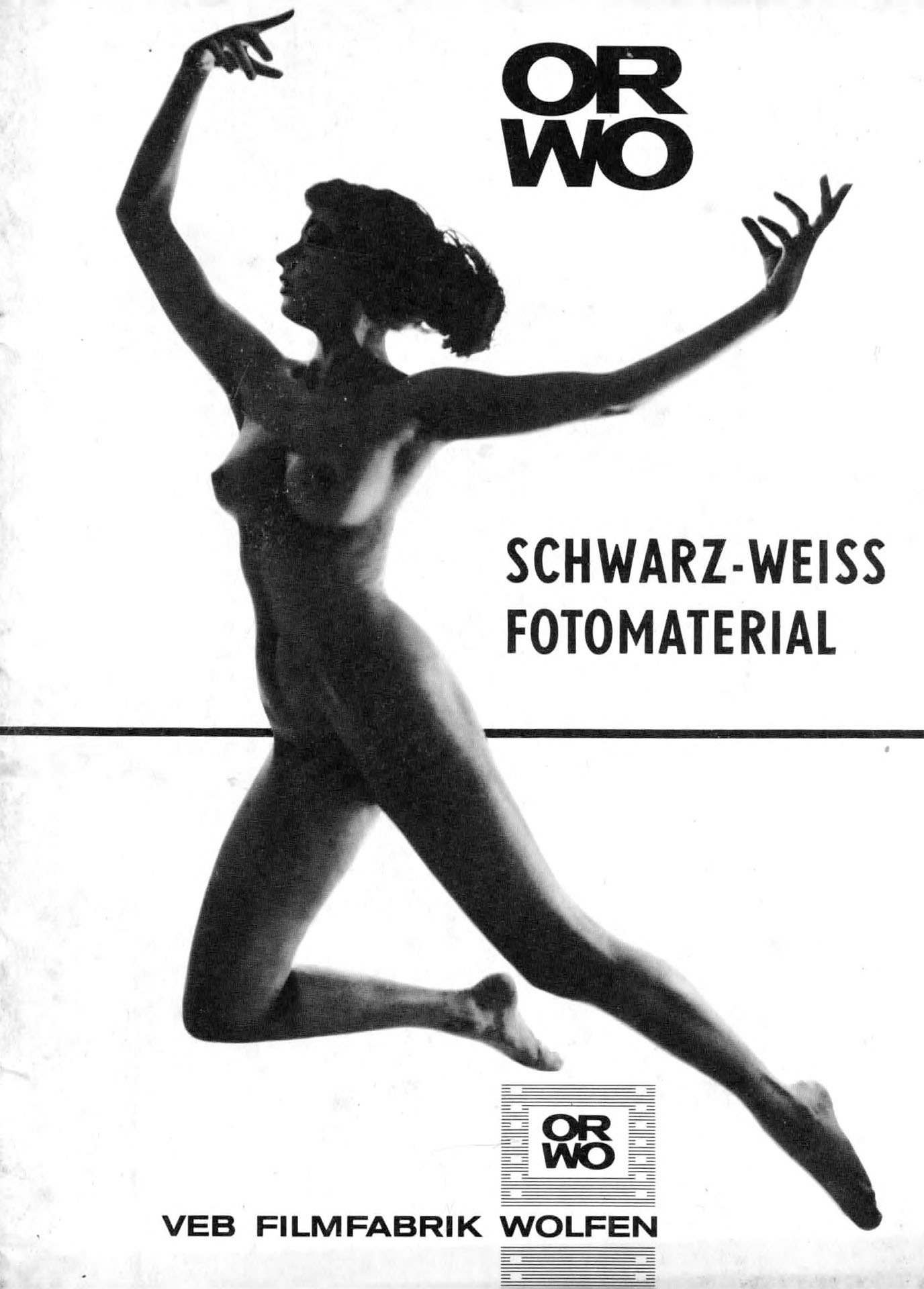 ORWO Schwarz - Weiss Fotomaterial - VEB Filmfabrik Wolfen